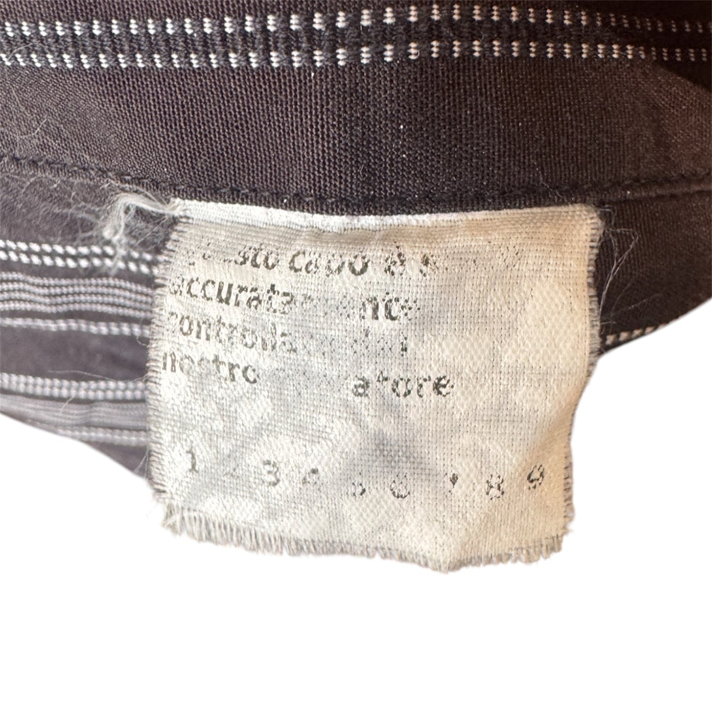 Dolce & Gabbana Pinstripe Dress Shirt Black and Grey Size 42