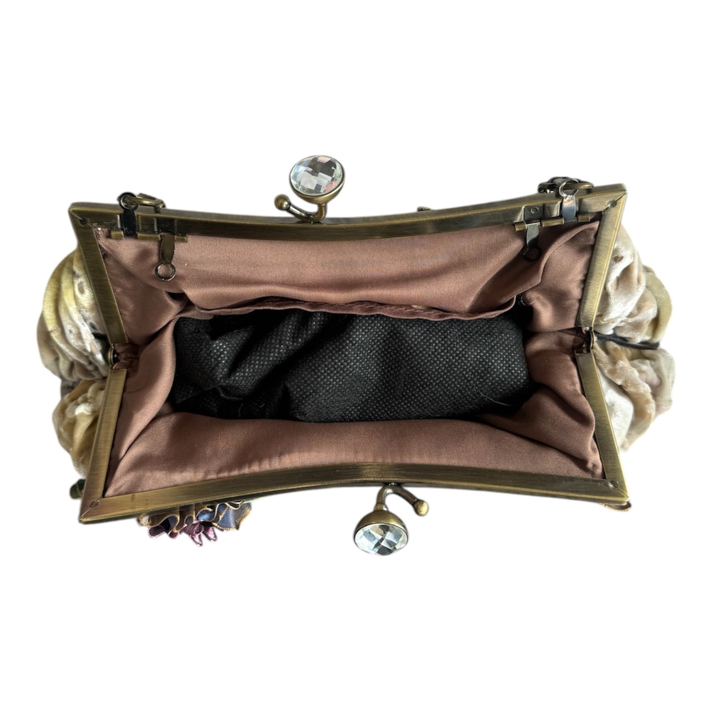 Mary Frances Vintage Beaded Floral Clutch