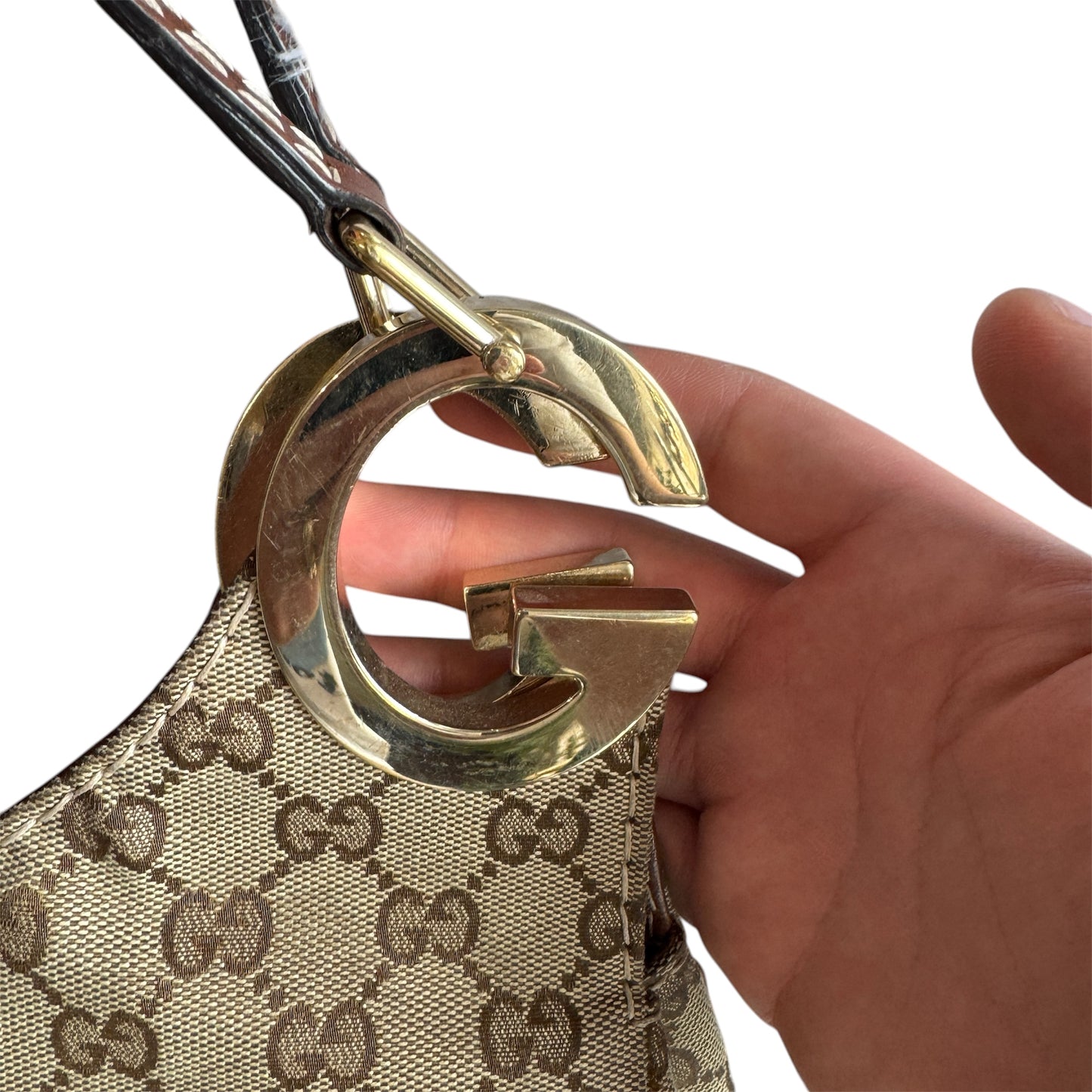 Gucci GG Canvas Charlotte Hobo Bag
