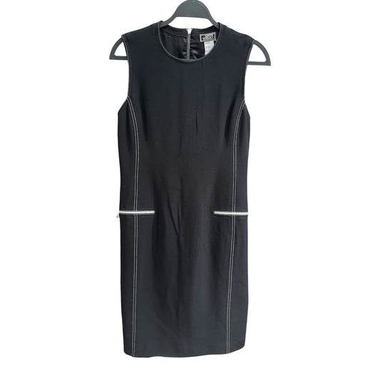 Gianni Versace Couture Black Sheath Dress Size 40