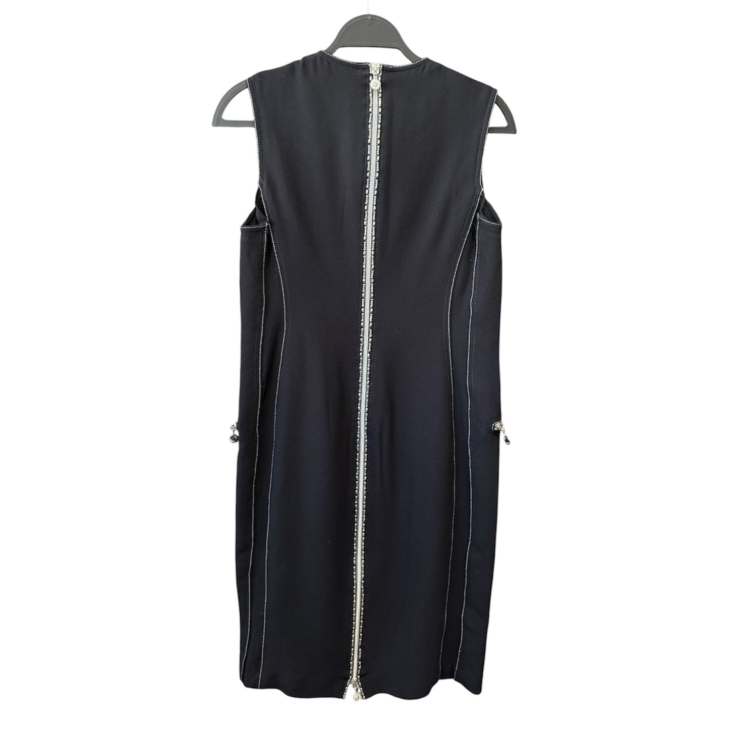 Gianni Versace Couture Black Sheath Dress Size 40