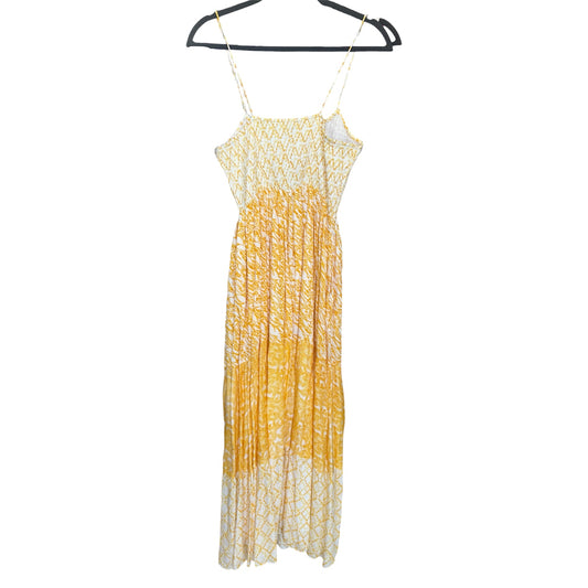 Ash & Eden Yellow Floral Maxi Dress Brand New Mediu,