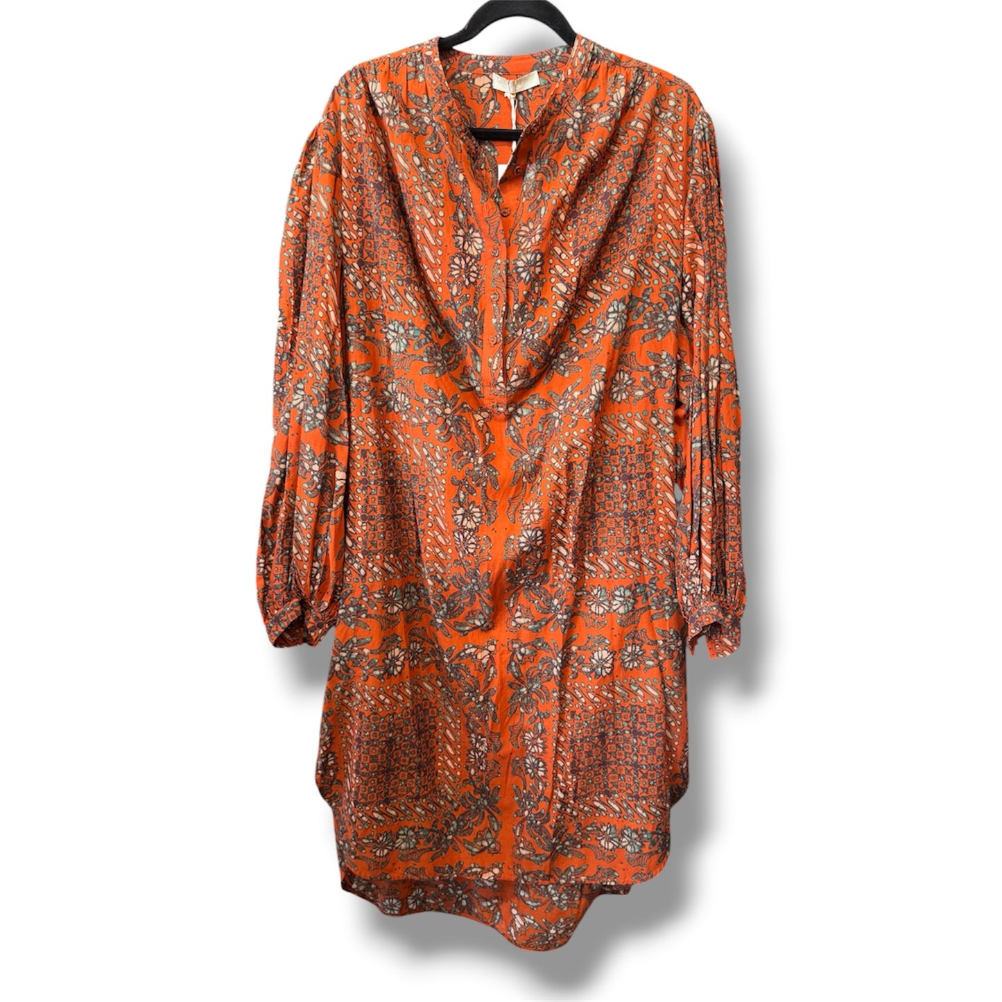 New Ulla Johnson Agadir Coverup Orange Belted Dress Size Medium