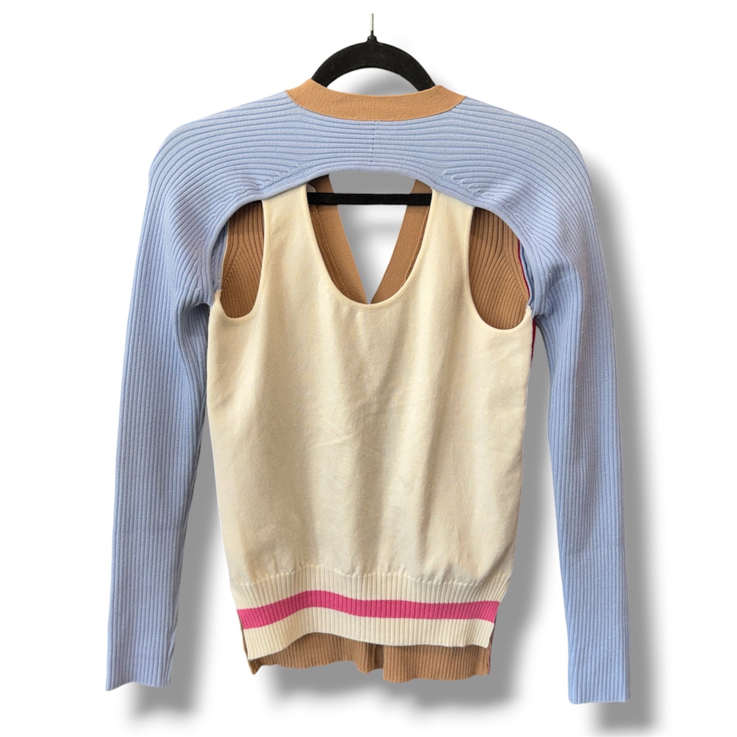 Nº21 Multicolor Tan Cardigan Size 40