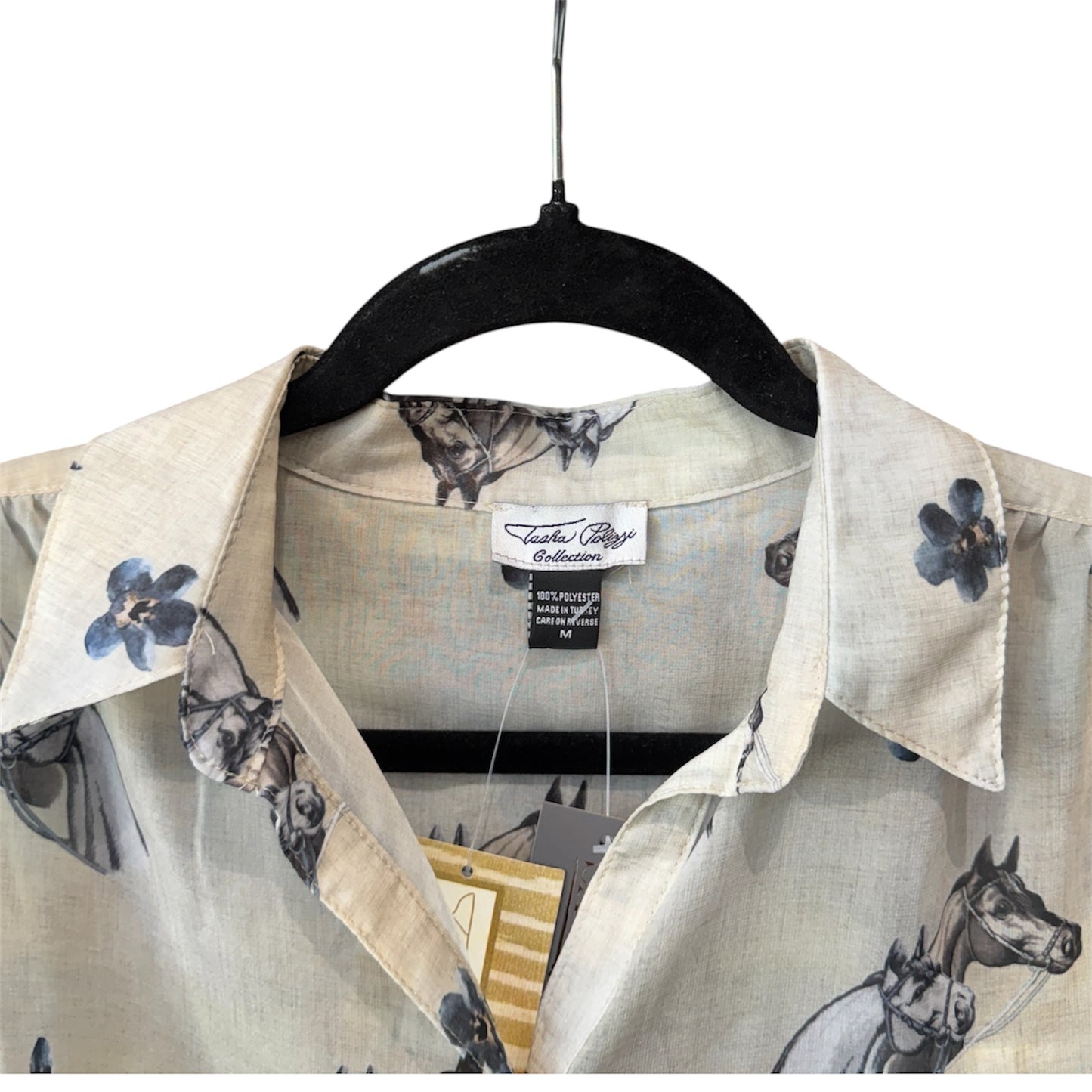 Tasha Polizzi Printed Raelyn Western Blouse Size Medium