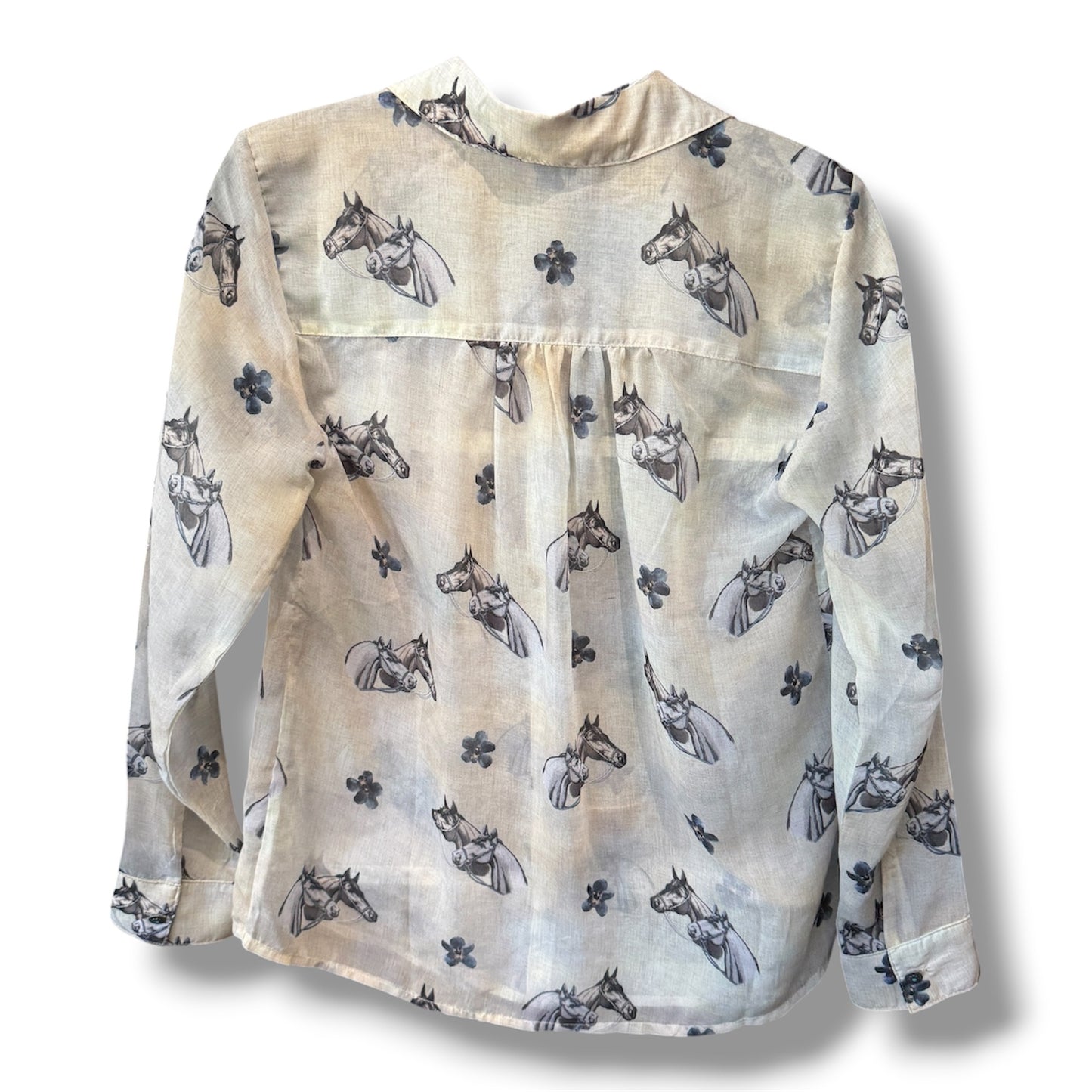 Tasha Polizzi Printed Raelyn Western Blouse Size Medium
