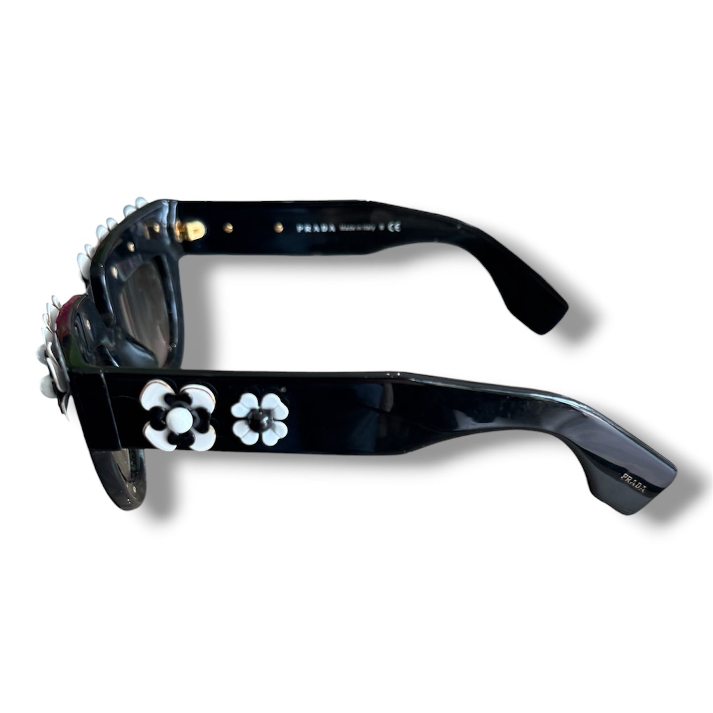 Prada SPR26P Flower Poeme Sunglasses
