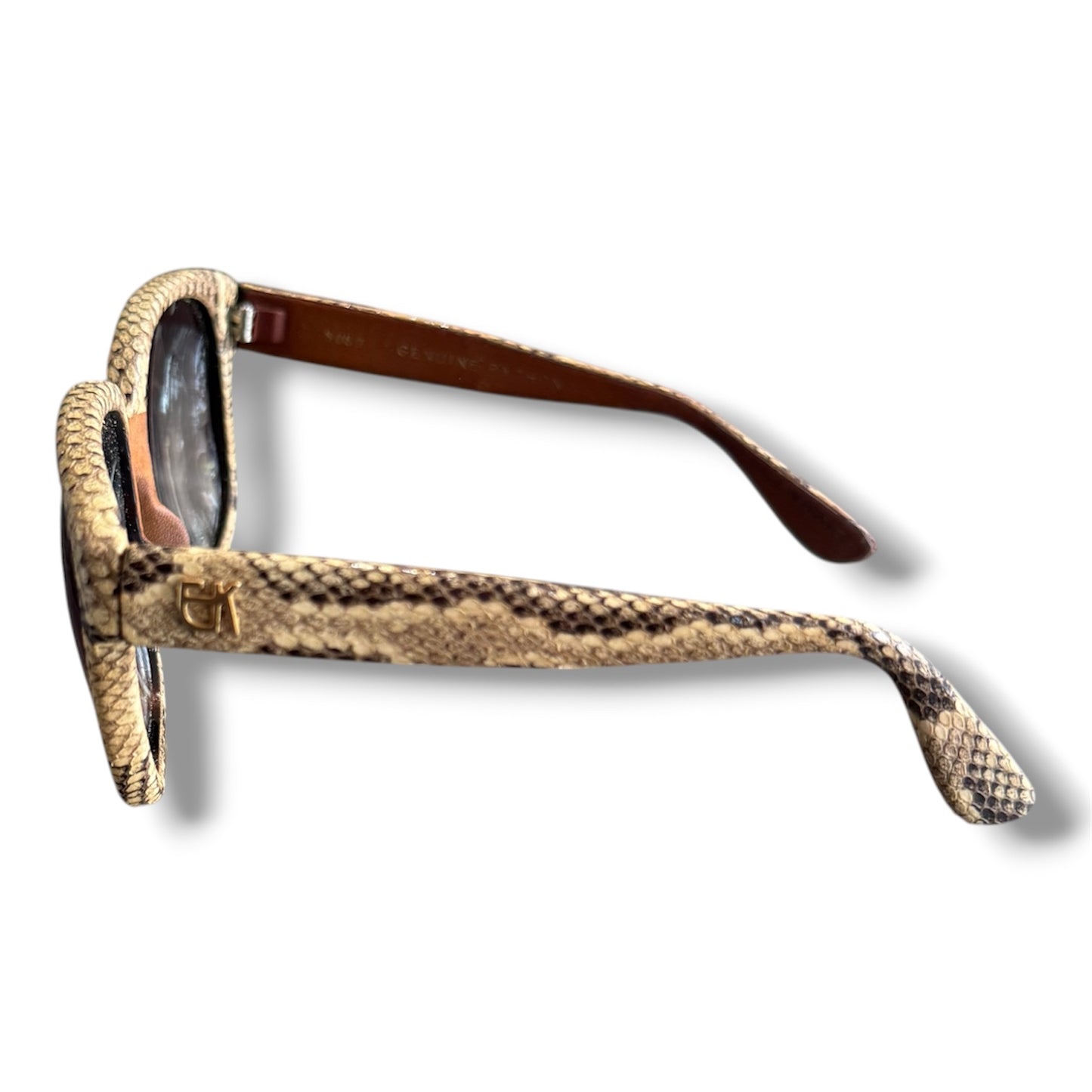 Emmanuelle Khanh Python 1970's Sunglasses Made in France