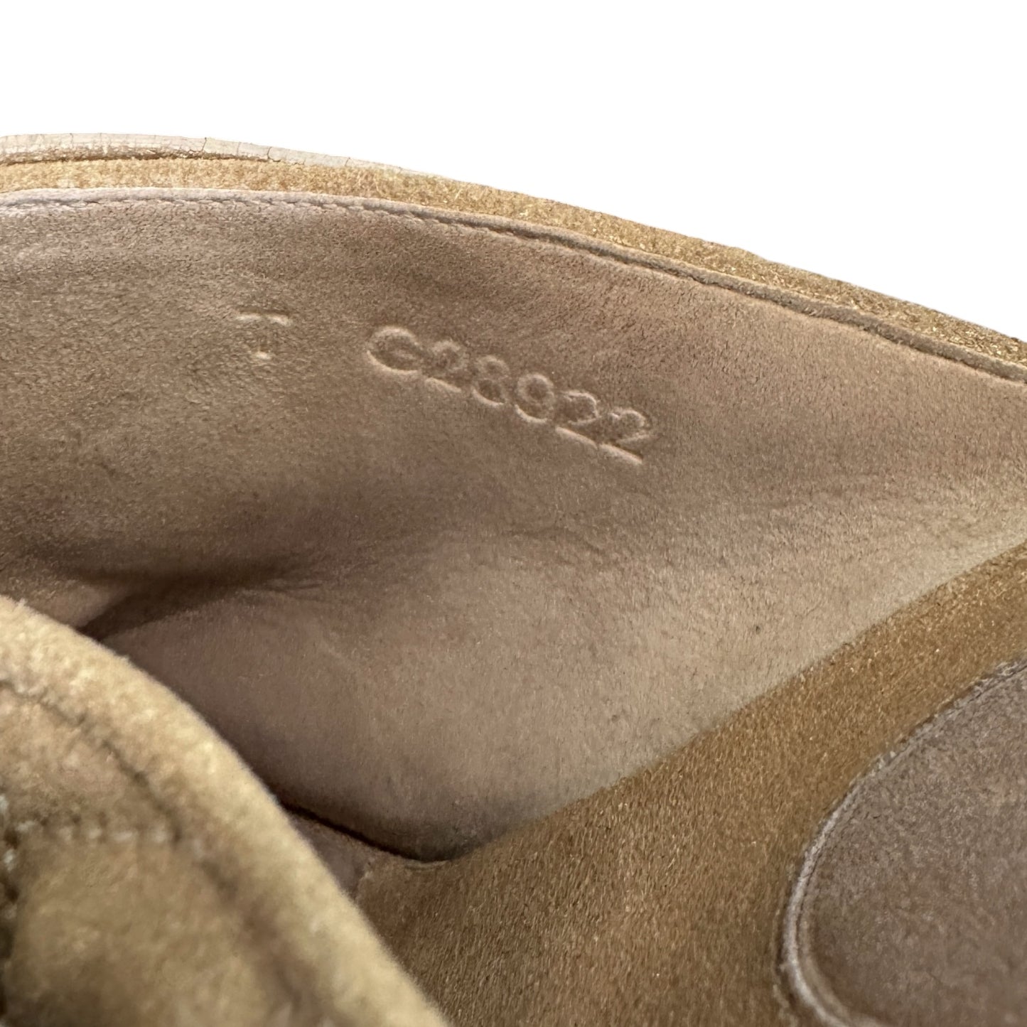 Chanel Gold Suede Matelassé Clogs size 40 Made in Italy