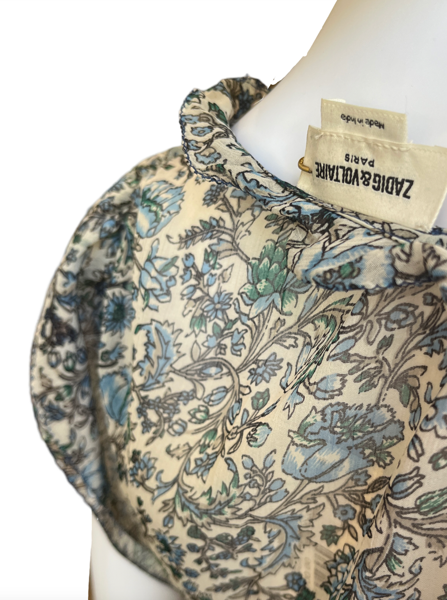 Zadig And Voltaire Floral Beaded Dress /S