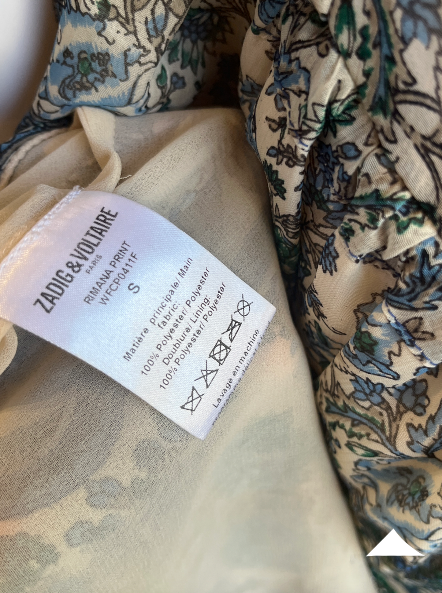 Zadig And Voltaire Floral Beaded Dress /S