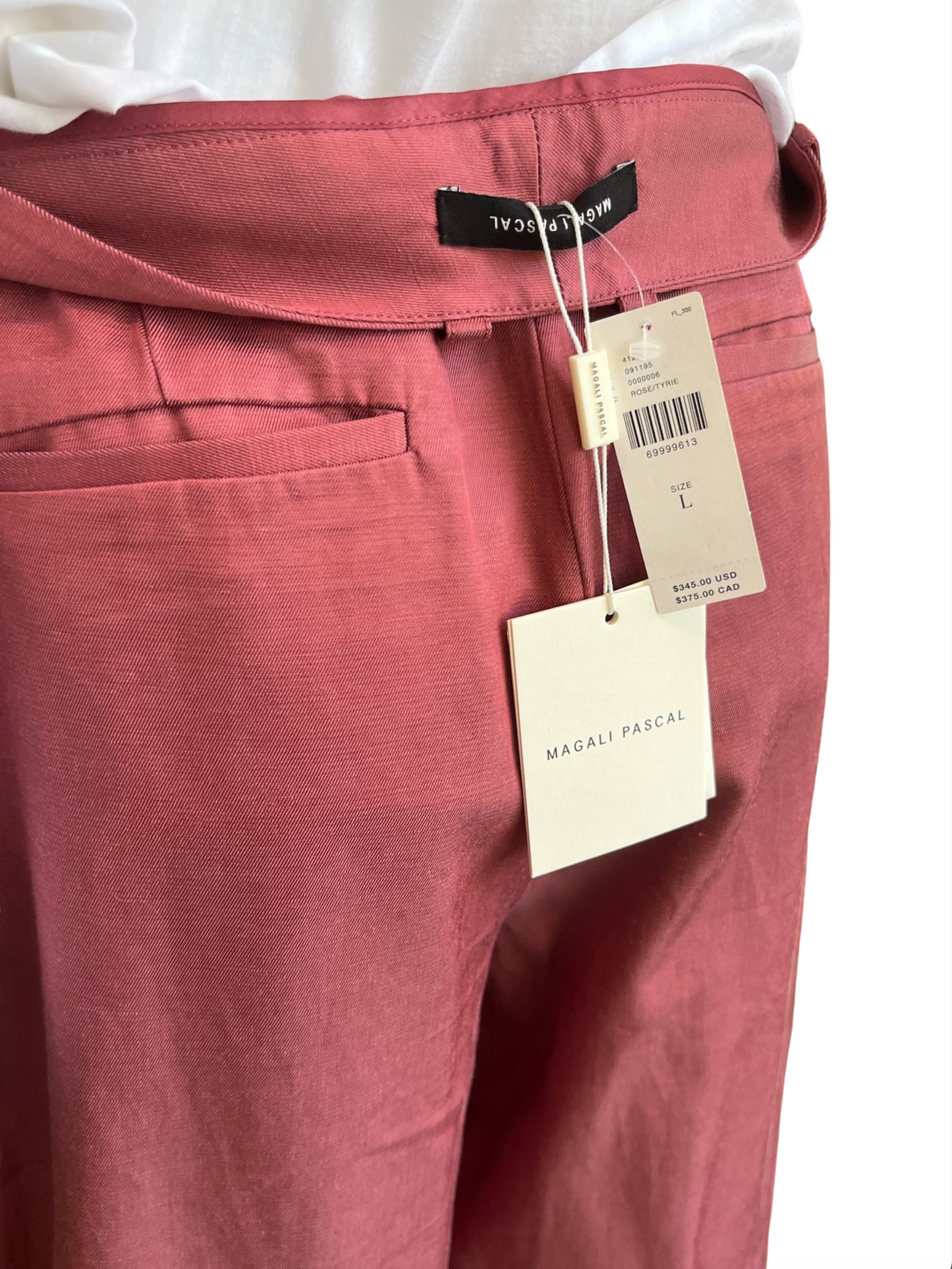 Anthropologie Magali Pascal Audra Pants Deco Rose size L