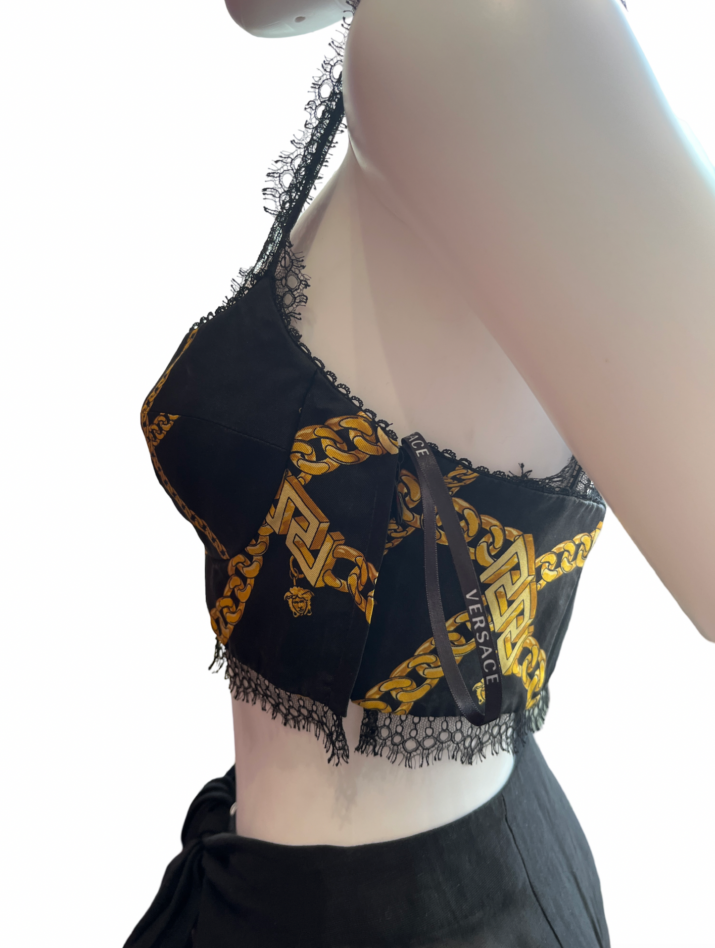 Versace Barocco Bralette Top 2023 Collection