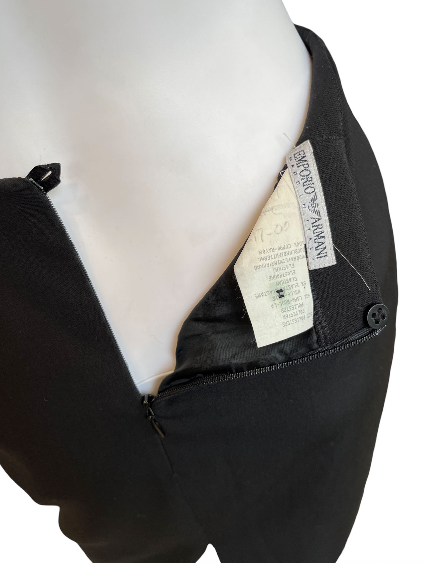Emporio Armani Black Pencil Skirt /38